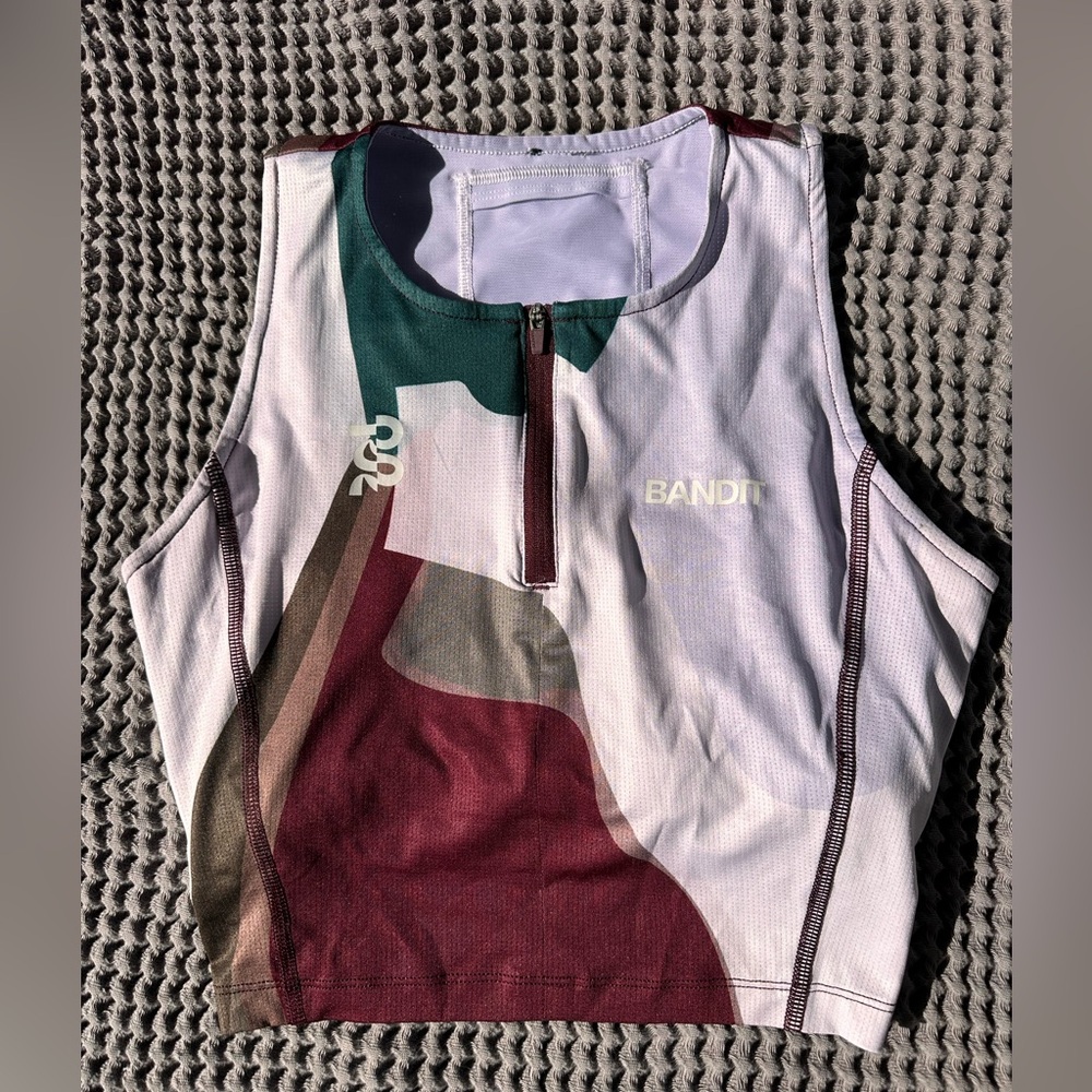Bandit Women's Multicolor Zip Tank Top
